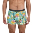 thumbnail image 4 of Wukai Cute Pineapples Print Men’s Underwear Breathable Boxer Briefs,&nbsp;Moisture Wicking & Breathable-XX-Large, 4 of 7