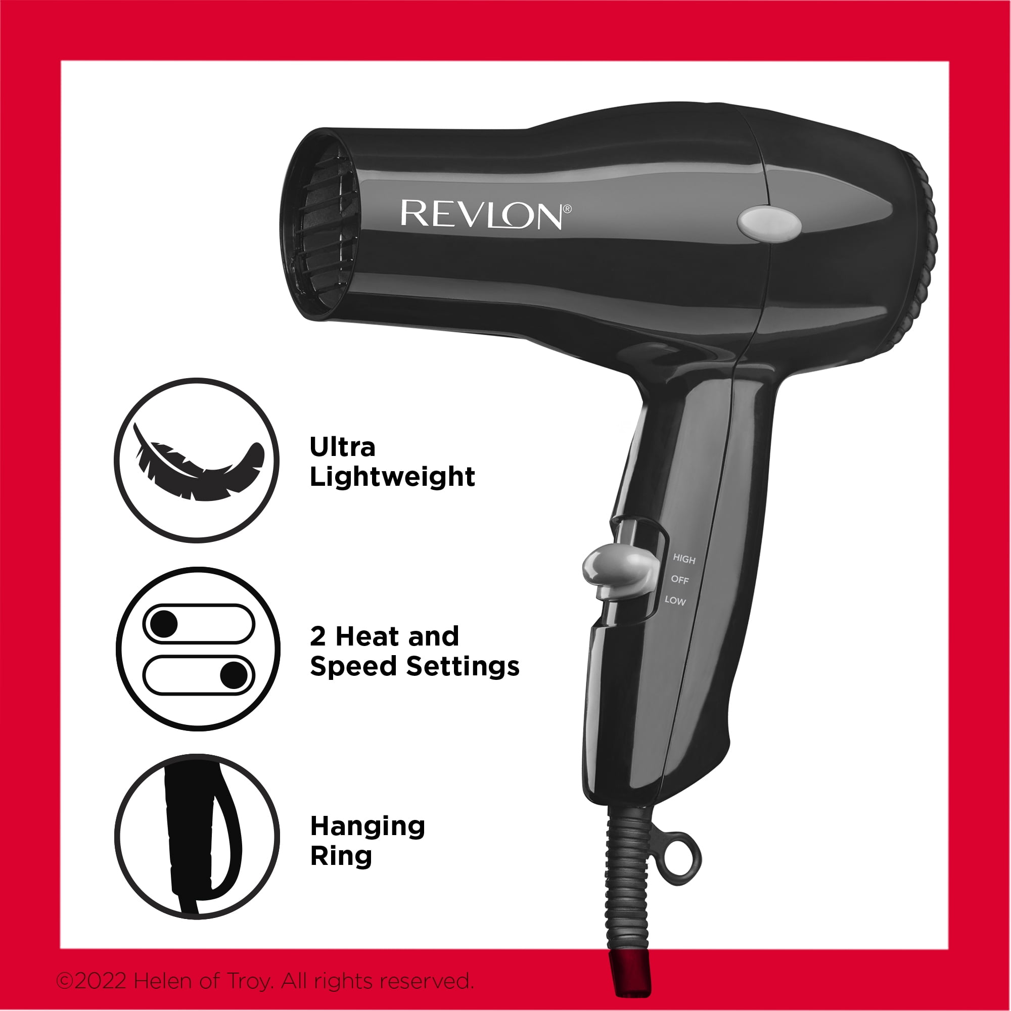 Light Weight Low Noise Hair Blow Dryers for Travel and Storage Shmei US Fast Shippment 1875W Compact Hair Dryer with Foldable Handle,Dual Voltage 3 Heat 2 Speed with Cool Shot Button 