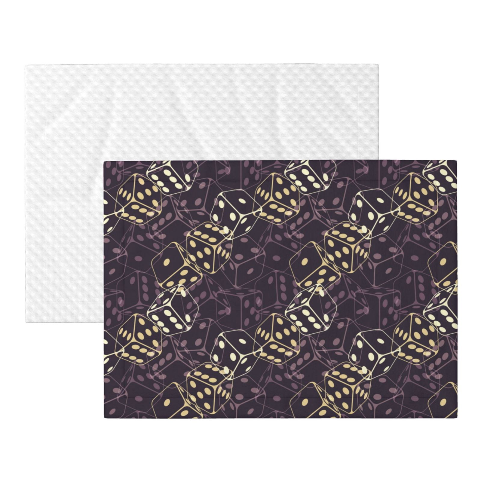 Naloa Dice Dog Blanket, 3 Sizes Cat Blanket for Indoor Cats Large Medium Small Dog Gifts-Large