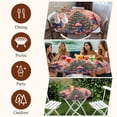 thumbnail image 6 of Christmas Round Tablecloth 45-54 Inch Round Fitted Table Cloth with Elastic Edge, Red Gnomes Xmas Tree Watercolor Waterproof Table Cover Protector for Outdoor Picnic Party Dining, 6 of 6