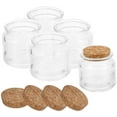 thumbnail image 4 of PAMINGONO Set of 5 Small Glass Jars with Lids for Candle Making, Wedding Decorations, and Craft Storage, 4 of 8