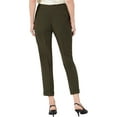 thumbnail image 4 of KASPER Womens Green Cuffed Pants Size: 14P, 4 of 4