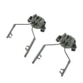 thumbnail image 3 of 2 soportes de suspensión para auriculares, adaptador de riel de 19-21 mm, giratorios, para caza, color verde, 3 of 14