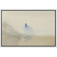 thumbnail image 3 of PixonSign Framed Canvas Print Wall Art Pastel Watercolor Paint Stroke Landscape Nature Wilderness Illustrations Modern Art Decorative Minimal Rustic for Living Room, Bedroom, Office - 16"x24" White, 3 of 5