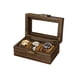 thumbnail image 4 of Caja Organizadora Madera Nogal Vintage Y Vidrio Para Relojes, 4 of 4