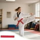 thumbnail image 1 of Cinturón de Karate, Taekwondo, Dojo y Judo, de doble aguja y ocho hilos, hecho a mano, Baotou, de doble capa, con núcleo interior de fieltro de algodón., 1 of 6