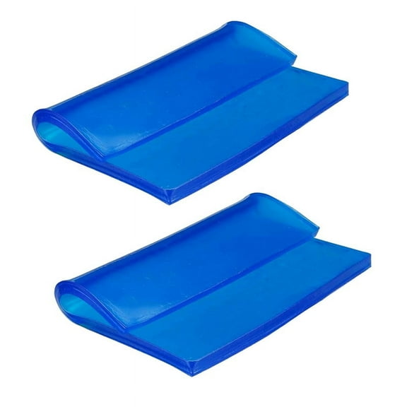 2pcs 2CM Blue Motorcycle Universal Seat Cushion Gel Pad Cool Pad Shock Absorption Mat DIY Cut Cushion A