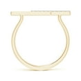 thumbnail image 2 of ANGARA Lab Grown Diamond Horizontal Parallel Bar Ring for Women in 14K Yellow Gold (Size-1.3mm| Color-F-G| Clarity-VS) | April Birthstone, Anniversary, Jewelry Gift for Women | Lab-Grown Diamond Ring, 2 of 6