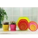 thumbnail image 4 of Moyic Jarrón de plástico multicolor: durabilidad de amplia aplicación para decoración equipada con placa de flores clásicas para el Jardín y Patio Verde, 1 XXL, 4 of 6