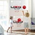thumbnail image 3 of MMTX Indoor Mini Basketball Hoop Backboard with Strong Suction Cup for Kids and Adults Over The Door Wall Mounted Basketball Goal with Ball & Complete Basketball Accessories,43 x 30CM, 3 of 9