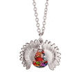 thumbnail image 1 of Graffiti pintura mural calle Colorful Skull Collar de girasol collar collar collar colgante, 1 of 3