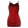 thumbnail image 6 of Ashirexll Womens Summer Dresses, Casual Dresses for Women, Fashion Sheer Sequin Long Sleeve Trim Mini Party Dress, 6 of 7