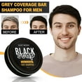 Gray Hair Coverage Shampoo Bar For Men, Organic Grey Reverse Bar