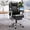 Black, PU, variant on Ergonomic Heated Massage Executive Office Chair with Footrest, Reclining Desk Chair with Adjustable Lumbar Support
