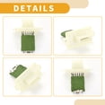 thumbnail image 5 of Unique Bargains HVAC Blower Motor Resistor No.5061383AA Heater Blower Resistor for Chrysler Aspen 2007-2009 Metal ABS White, 5 of 6