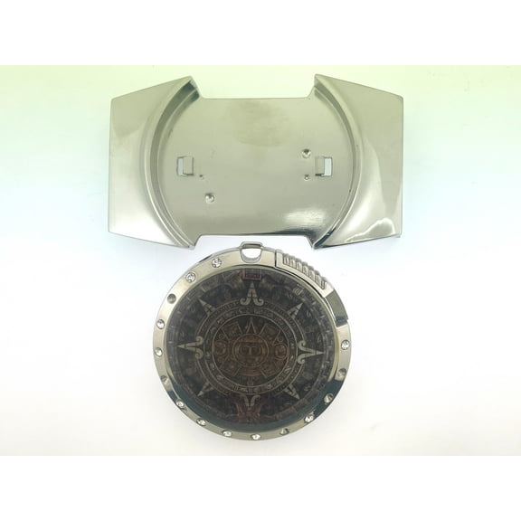 Removable Lighter Belt Buckle New Aztec Calendar Mayan Heritage New Men Women
