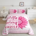 thumbnail image 2 of Feelyou Positive Quotes Bedding Comforter Set, Kawaii Pink Sunflower Groovy Twin Comforter Sets, Teens Kids Girls Women Reversible Bedding Set, Breathable Home Decor, 2 Pieces, 2 of 8