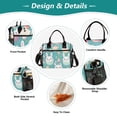 thumbnail image 3 of Rabbits Easter Eggs Cooler Bag Lunch Bag Soft Cooler Cooling Tote Insulated Lunch Box for Adult Men Women, 3 of 6