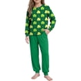 thumbnail image 4 of Kids Long Sleeve Shirts for Boys St Patricks Day Print Pullover Top Pants Set 2 Pc, 4 of 8