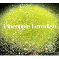 thumbnail image 2 of Glitter Heart Co. Glitter - High Quality Polyester Glitter - Pineapple Paradise- Iridescent Yellow Chunky Mix - 1 oz Bag, 2 of 2