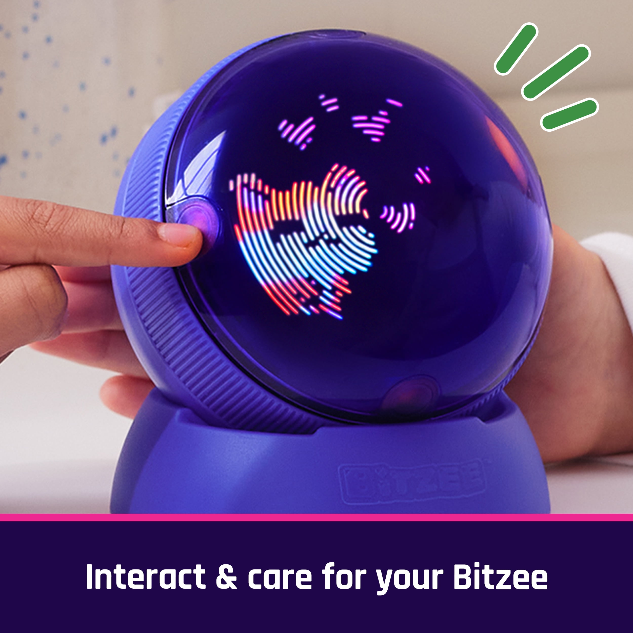 Bitzee, Hamster Ball, Jouet interactif avec 20 hamsters à l'intérieur, roule et réagit au toucher, jouet animal de compagnie numérique pour filles et garçons à partir de 5 ans