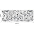 thumbnail image 7 of Gray Pioneer Flower Pattern Kitchen Rug Mat,Kitchen Runner Rugs Non Skid Washable,Decorative Kitchen Floor Mats for Kitchen,Sink,Laundry,17"x47.2", 7 of 7