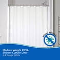 thumbnail image 3 of Cortina de ducha Kenney KN61440, impermeable, 180 x 183 cm, color blanco, 3 of 7