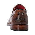thumbnail image 5 of Jeffery West Croco Leather Derby Shoes, Brown, 5 of 9