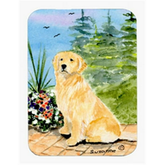 Golden Retriever Mouse Pad & Hot Pad Or Trivet