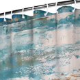thumbnail image 4 of Ensemble de Rideau de Douche avec Doublure à Boutons-Pression, Galerie d'Art Vintage Bleu Marine (2) Rideaux de Douche Doublure de Douche Réutilisable, Doublure de Rideaux en Polyester Décorative, 72x72 Pouces, 4 of 4