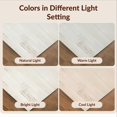 thumbnail image 7 of Design&I 6'x9' Ultra Soft Area Rug, Beige Contemporary Neutral Abstract Brushed Interlocking Large None Fluffy Washable Non Shedding for Guest Room Bedroom Living Room, 7 of 7