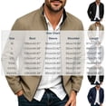 thumbnail image 2 of Annhoo Men Stand Collar Jacket Solid Color Zip Up Lightweight Comfy Outerwear Casual Dressy Work Business Coat, 2 of 7