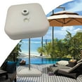 thumbnail image 4 of DOLITY Base de Parasol 25L Base de Parasol Remplie d'Eau Support de Parasol de Jardin Extérieur Pelouse Blanc, 4 of 10