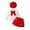 Red, variant on Girls Outfits&Set Toddler Girls Long Sleeve Bowknot Ribbed Tops T Shirt Shorts Hat Outfit for Play and Everyday Wear