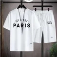 thumbnail image 2 of Conjuntos de waffle para hombre, conjunto de camiseta y pantalones cortos casuales Messi Paris, trajes deportivos de verano para hombre, chándal, traje holgado, camiseta para hombre, ropa, 2 of 4