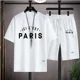 thumbnail image 2 of Conjuntos de waffle para hombre, conjunto de camiseta y pantalones cortos casuales Messi Paris, trajes deportivos de verano para hombre, chándal, traje holgado, camiseta para hombre, ropa, 2 of 4