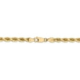 thumbnail image 4 of 14K Yellow Gold necklace Rope chain Diamond-cut 18 in 4.5 mm, 4 of 5