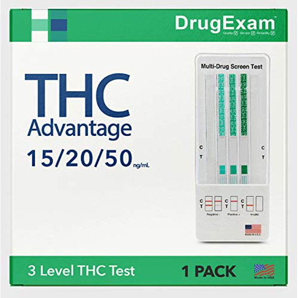 1 Pack DrugExam THC Advantage Made in USA Multi Level Marijuana Home