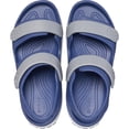 thumbnail image 4 of Sandalias Crocs Crocband Cruiser para Niños Pequeños Azul Gris Talla 12 M, 4 of 8