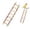 C, variant on Bendable Wooden Bird Ladder Swing Bridge, Colored Flexible Parrot Climbing Toy, Hanging Cage Accessory for Cockatiel Parakeet Budgie Small Pet Exercise & Chewing