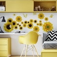 thumbnail image 4 of FNGZ Wall Stickers Clearance Wall with 3D Yellow Removable Sunflower Stickers Flower Wall PCS 27 Wall Sticker, 4 of 8