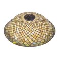 thumbnail image 6 of Meyda Tiffany 18933 Tiffany Fishscale 7" Tall Lamp Shade - Beige / Green / Blue, 6 of 6