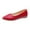 Red, variant on IUJSOY Walking Shoes Women Closed Toe Gladiator Sandals Zipper Hollow out Platform Wedges Heels