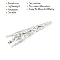 thumbnail image 3 of Ramillete Decorativo Soporte, Aleación Solapa Pasador Broche Florero 42mm para Boda Fiesta Paseo Bricolaje Encantos Plata Tono Paquete de 4, 3 of 7