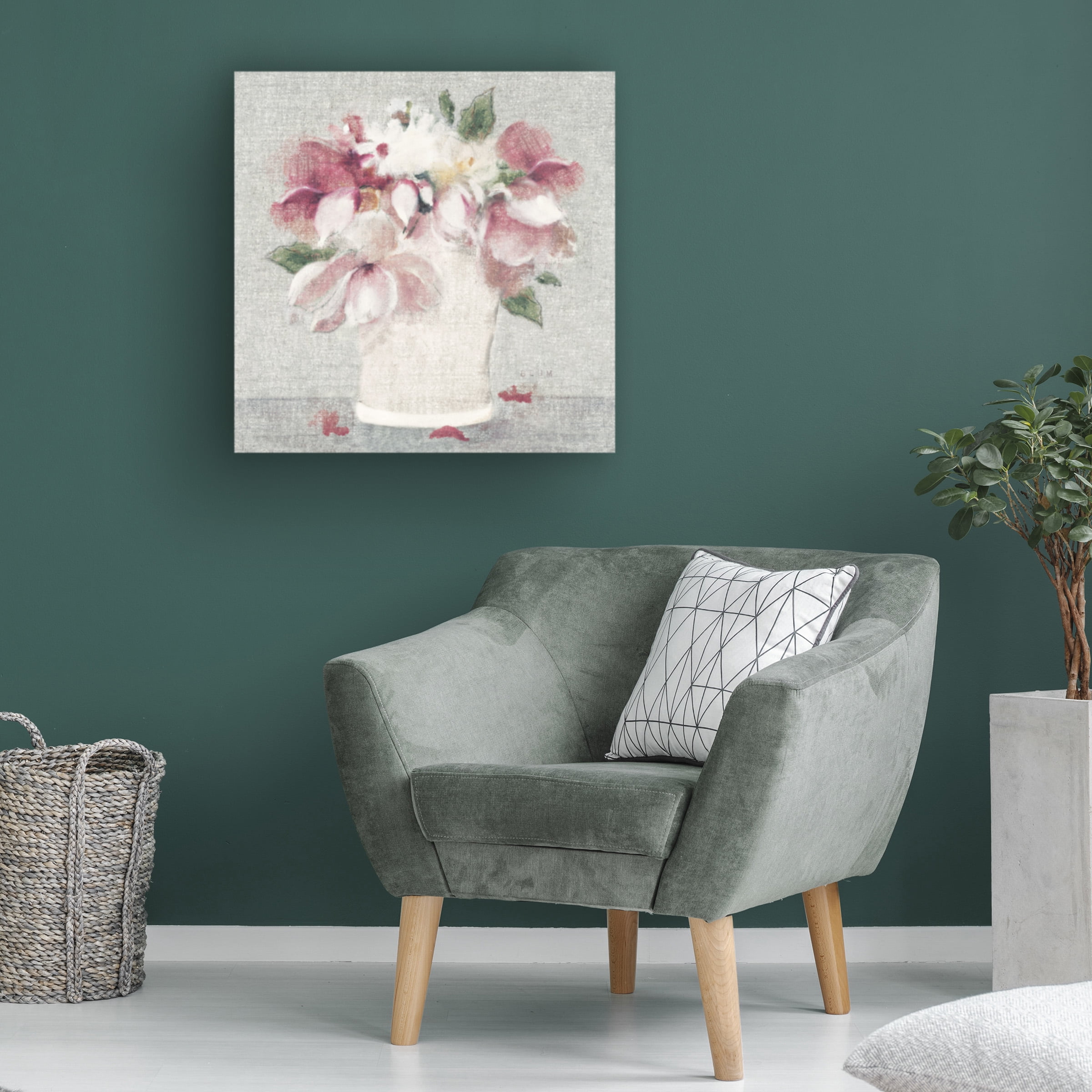 Cheri Blum 'Cottage Bouquet II Light' Canvas Art