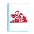 thumbnail image 1 of China Red Education Propaganda Technology Book Sheet Protectors Portfolio Binder Folder, 1 of 3