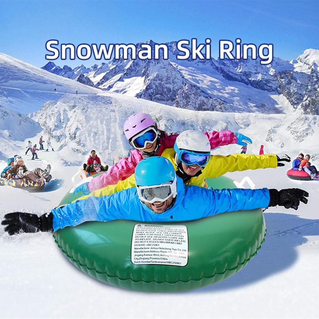 Osdhezcn Compacts Foldable Inflatable Sleds Durability For Traveler And Snow Enthusiasts