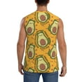 thumbnail image 4 of Balery Avocado Dog Men's Sleeveless Muscle Shirts Workout Tank Top, Moisture Wicking, Odor Protection-Small, 4 of 8