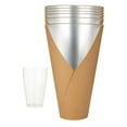 thumbnail image 2 of 5 Pieces Flower Bouquet Box Floral Arrangement Holder Gift Packaging with Waterproof Liner for DIY Craft Projects, 2 of 9