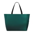thumbnail image 2 of Disketp Dark teal green Bolsa de Playa de Gran Capacidad, Bolso Impermeable y a Prueba de Arena para Mujer, Ideal para Playa, Piscina y Natación, 2 of 7